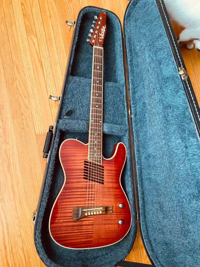 Vester Tradition Telecaster Electric Guitar with Hard Case in Guitars in Winnipeg - Image 3