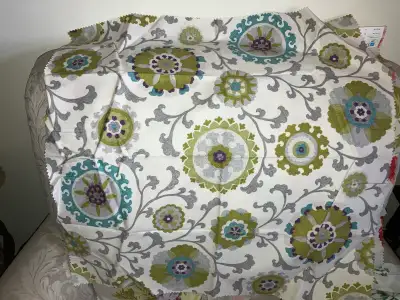 Floral Medallion Upholstery Fabric-66 x 66 cm, View more