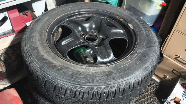 Winter tires & 17" Steel Rims 5 x 120 Bolt Pattern in Tires & Rims in Leamington - Image 2