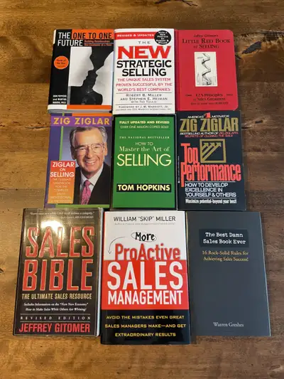 The following Sales & Negotiation books are available, all in excellent condition and $15 each unles...