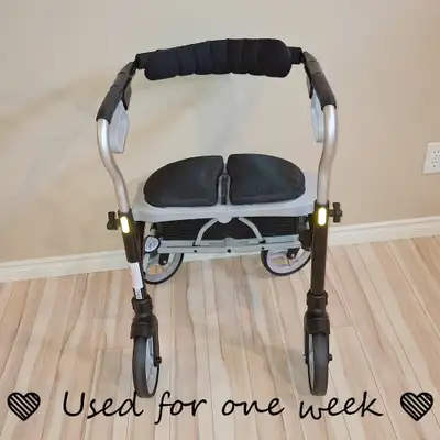 ❤️ 4-WHEELED WALKER XPRESSO LITE CABLE FREE BY EVOLUTION ❤️, View more