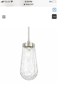 NIB ceiling pendant lights (2)