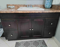 48 inch espresso bathroom vanity.