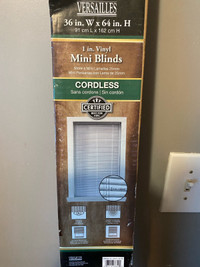 Brand new cordless blinds