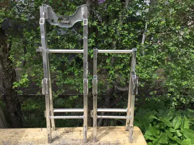 Honda motorcycle subframes. Both from a 2000 Honda CBR600f4. May fit other year and model Honda moto...