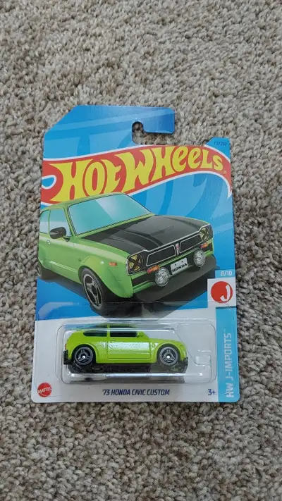 2023 Hot Wheels HW J-Imports 8/10 '73 green Honda Civic Custom , View more