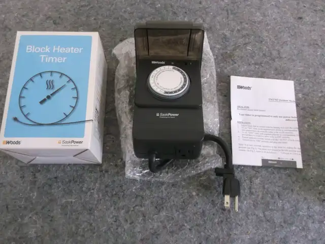 Woods Heavy Duty Analog Car Block Heater or Light Timer63007359277697123
