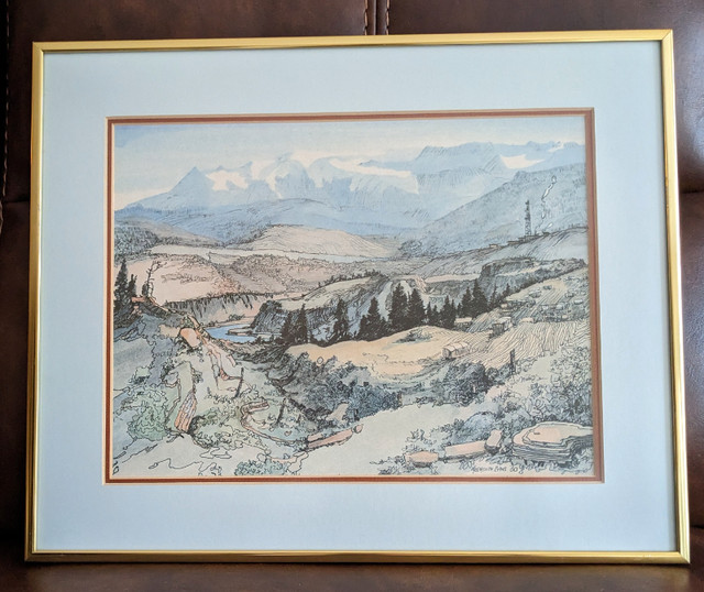 Alberta artist Meredith Evans prints in Arts & Collectibles in Nanaimo