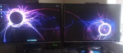 Beautiful Dual Matching Asus 26" Full HD 1080p HD Monitors, View more