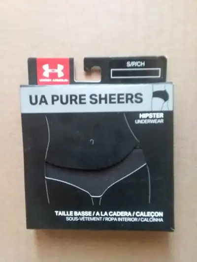 Women's UNDER ARMOUR Pure Stretch Sheer Hipster Underwear Black, View more