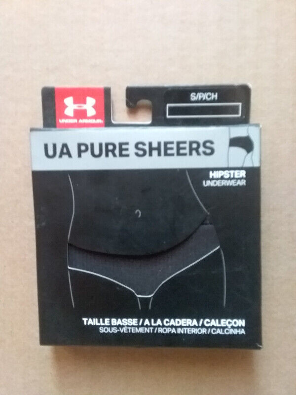 Women's UNDER ARMOUR Pure Stretch Sheer Hipster Underwear Black