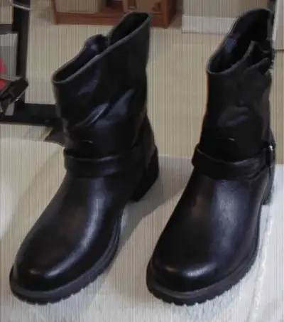 Botte dame pas zipper polyester 10, View more