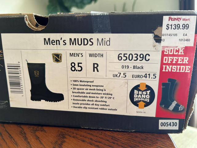 MUDS boots. Men’s 8.5 in Men's Shoes in Edmonton - Image 2