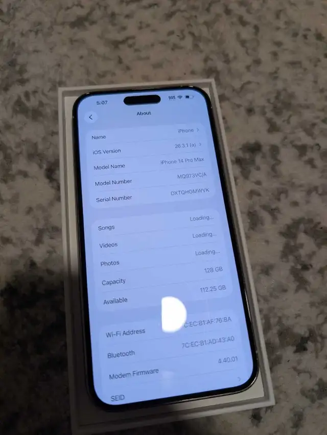 iPhone 14 Pro Max White 128GB in Cell Phones in Kitchener / Waterloo - Image 4