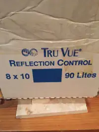 TRU VUE reflective control, non-glare framing glass