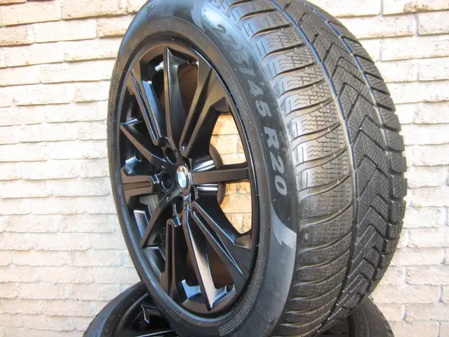 Like new  BMW X5 X6 OEM 20" winter snow wheel package style 748M in Tires & Rims in Oakville / Halton Region - Image 5