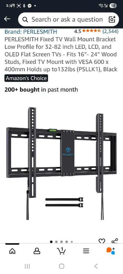 PERLESMITH TV Wall Mount, View more