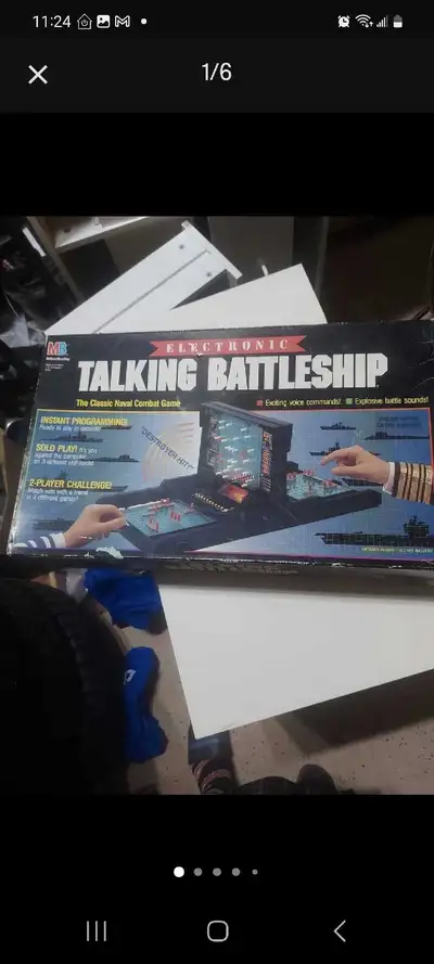 Milton Bradley Talking Battleship with Box!, View more
