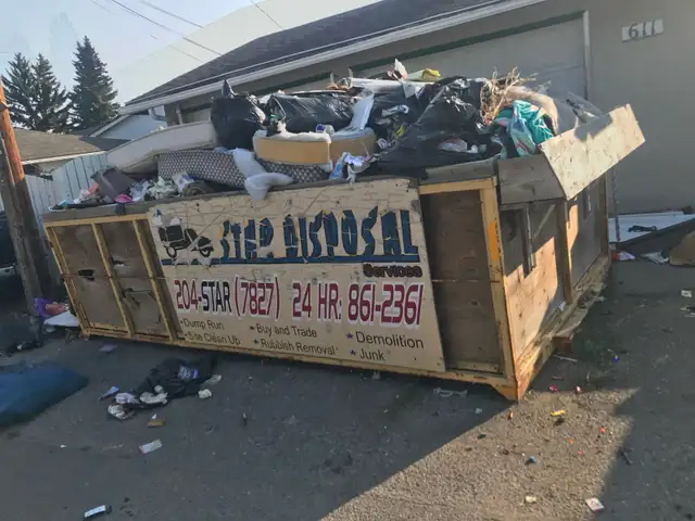 ALL SIZE BINS - DUMPSTER $200 & JUNK & CLEAN in Cleaners & Cleaning in Calgary - Image 7