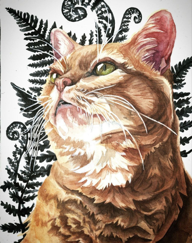 Custom Pet/Wildlife  Portraits in Watercolor and Gouache in Animal & Pet Services in Guelph - Image 2