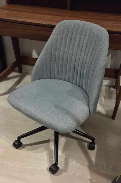 Rolling adjustable desk chair, View more