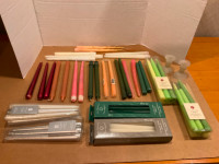 Over 60 Assorted Taper Candles