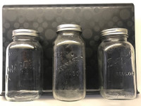 Large Mason Storage/Canning Jars - Set of 3