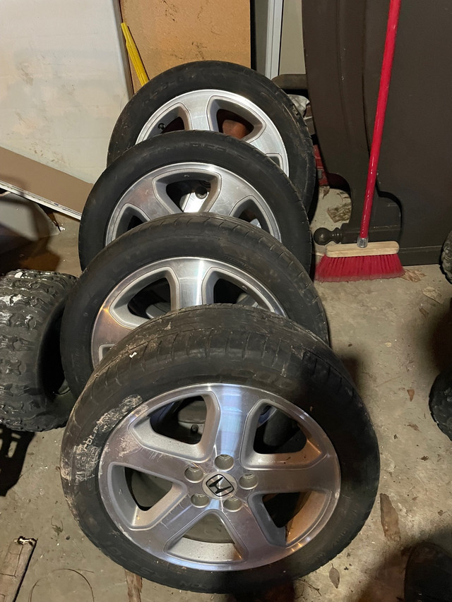 Set of 4 Honda rims 5x114 17inch  in Tires & Rims in Napanee