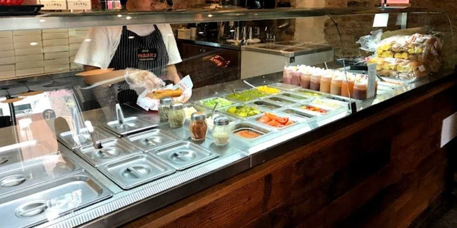 7' Prep fridge, salad, toppings, 3 door. Cold top in Industrial Kitchen Supplies in Markham / York Region