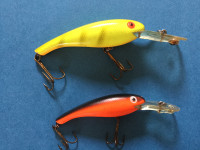 Vintage Cotton Cordell Walleye Diver Fishing lures