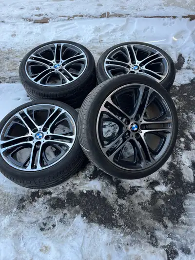 Original 20 inch Bmw rims and tire set of 4 20 inch rims Oem Bmw M performance rims M SERIES RIMS Or...