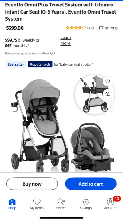 Evenflo omni plus stoller, View more