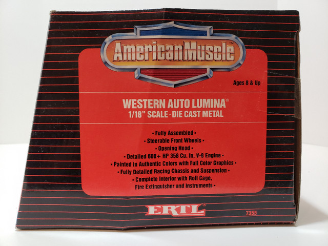 Western Auto Lumina #17 American Muscle Ertl Die-Cast Model Car in Arts & Collectibles in Vancouver - Image 2