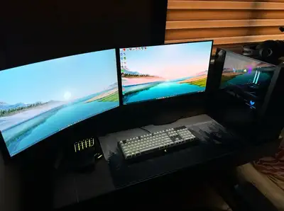 High End Gaming PC and Monitor, View more