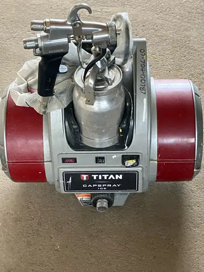 Achieve professional-grade finishes with this powerful Titan Capspray 105 HVLP sprayer, perfect for...