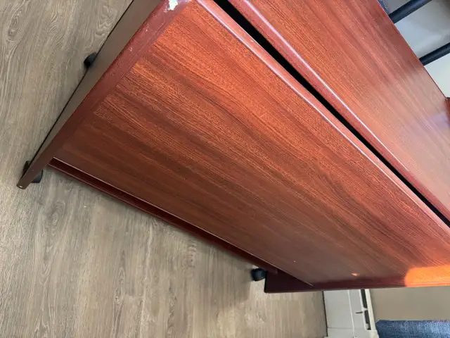 Pure solid wood desk computer desk movable in Desks in Charlottetown - Image 4