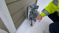 Gas line install