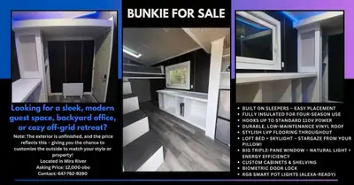 Step into the realm of cozy possibilities with this charming bunkie! The photo showcases a thoughtfu...