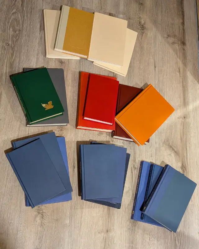 Colourful books for decor