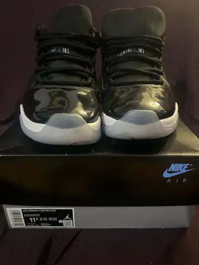 used Air Jordan space jam 11’s low size 11.5 , View more