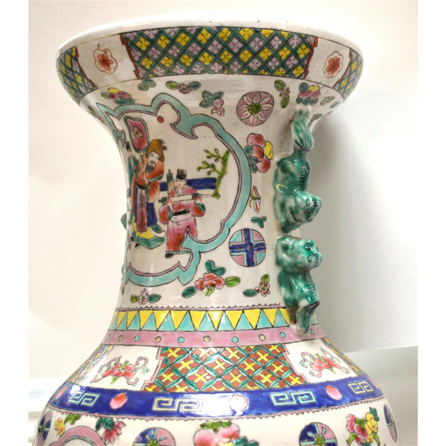 antique porcelaine vase asiatique des annees  1800 dans Art et objets de collection  à Ville de Québec - Image 3