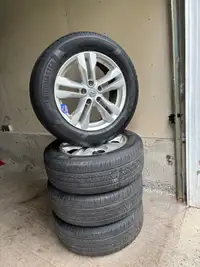 225/60/17 Motomaster Summer tires on Rims (5x114.3)