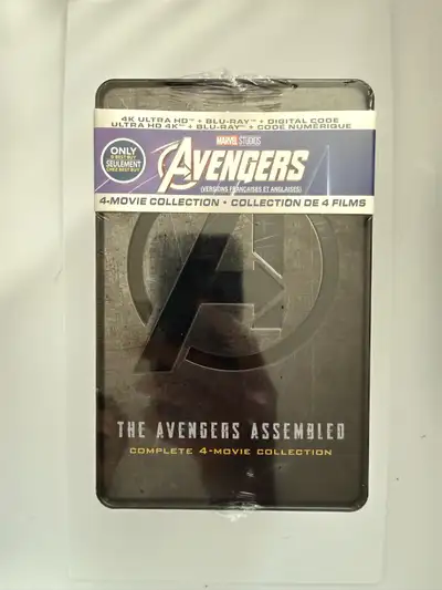 Assemble your collection with this exclusive Marvel Studios Avengers Assembled 4-Movie Collection! I...