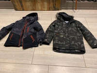kids winter coats- size small and medium