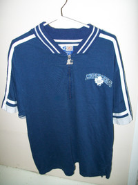 Vintage 1990 Starter Toronto Maple Leafs half zip shirt, large