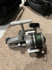 Fishing reel and vest 
