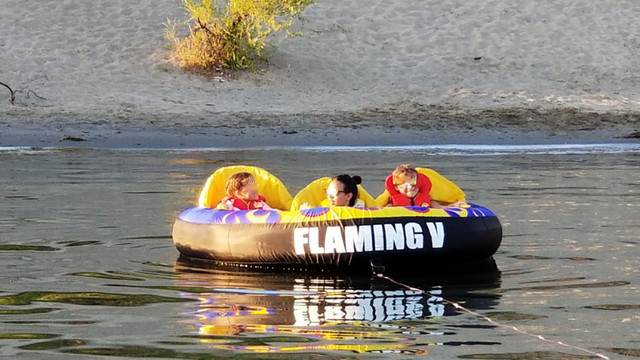 "FLAMING V" Boat pull Donut in Personal Watercraft in Calgary - Image 3