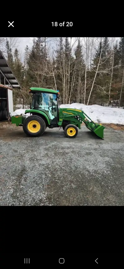 3 cylinder Yanmar diesel with glow plugs and block heater. - 4wd with diff lock. - E hydrostatic tra...