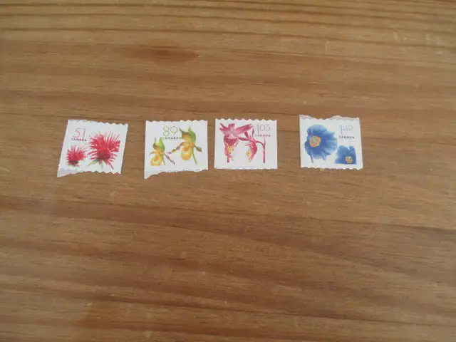 Canadian Stamps #2128-31 - Flower Definitives-Coils (2005) in Arts & Collectibles in Ottawa - Image 2