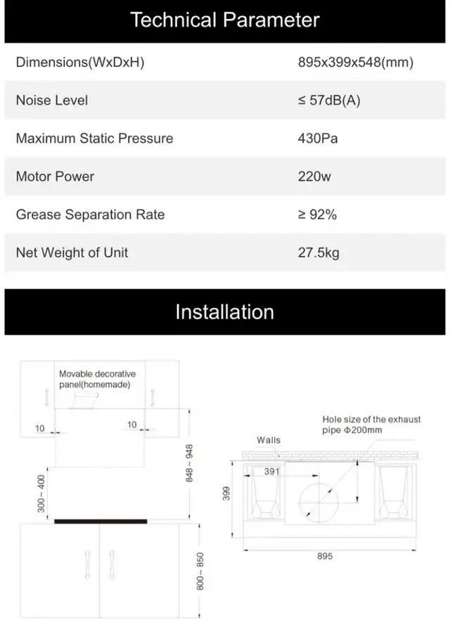 Range Hood 36” in Stoves, Ovens & Ranges in Markham / York Region - Image 7